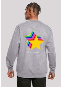 F4NT4STIC Herren Kapuzenpullover "SIlvester Party Happy People Only", grau, casual, Gr. XXL, Obermaterial: 50% Baumwolle, 50% Polyester, Pullover,
