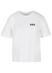 MISS TEE Herren T-Shirt "Miss Tee Damen BWA Tee", weiß, casual, Gr. XL, bedruckt, 100% Baumwolle, Shirts