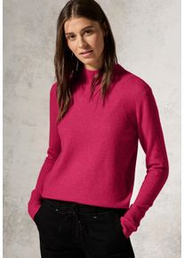 Cecil Damen Strickpullover, rot, casual, Gr. XXL, meliert, Strick, Obermaterial: 37% Baumwolle, 34% Polyacryl, 26% Polyester, 3% Elasthan, Pullover,