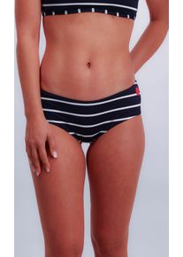 JOOP! JOOP Damen Bikini-Hose "JEANS Easy Summer"navy aop, modisch, Gr. 34, Microfaser, Obermaterial: 83% Polyamid, 17% Elasthan, Badehosen,
