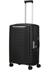 Samsonite Hartschalen-Trolley "UPSCAPE, verschiedene Größen und Farben", schwarz, Polypropylen, gestreift, modisch, Koffer, Volumenerweiterung