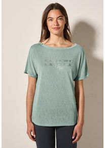 Cecil Damen Print-Shirtice sage grün, casual, Gr. XS, bedruckt, Stoff, 55% Polyester, 45% Viskose, Shirts, im angenehmen Materialmix