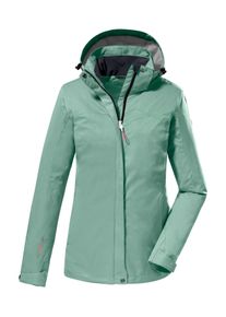 Killtec Damen Outdoorjacke "KOS 133 WMN JCKT", grün, sportlich, Gr. 46, Oberstoff: 100% Polyester, Futter: 100% Polyester, Jacken, Wasser- und