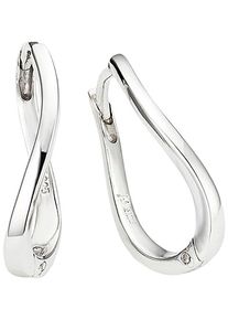 Damen Paar Creolen "Schmuck Geschenk Silber 925 Klappcreole", Silber 925 (Sterlingsilber), silber, ANISTON JEWELRY & WATCHES, Silber 925