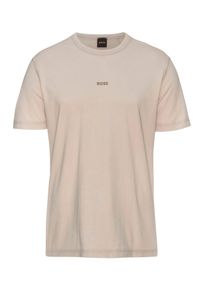 BOSS Orange Herren T-Shirt "Tokks", beige, casual, Gr. XXL, unifarben, Single Jersey, Obermaterial: 100% Baumwolle, Shirts, mit BOSS Orange