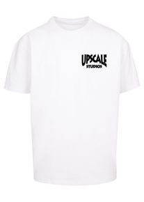 Herren T-Shirt "Upscale by Mister Tee Unisex Upscale Studios Oversize Tee", weiß, casual, Gr. XXL, UPSCALE BY MISTER TEE, unifarben, 100% Baumwolle,