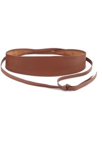 Lascana Damen Taillengürtel "Bindegürtel", braun, modisch,elegant,festlich, Gr. L, unifarben, Leder, Gürtel, Ledergürtel, Shape-Effekt, Gürtel für