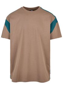 Urban Classics Herren T-Shirt "Urban Classics Herren Active Tee", braun, casual, Gr. L, mehrfarbig, 100% Baumwolle, Shirts
