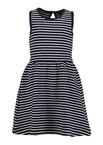 Blue Seven Mädchen Shirtkleid, blau, modisch, Gr. 116, gestreift, Jersey, Obermaterial: 100% Baumwolle, Kleider