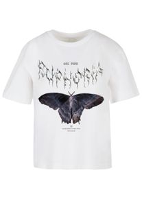 MISS TEE Herren Kurzarmshirt "Miss Tee Damen Euphoria Tee", weiß, casual, Gr. M, unifarben, 100% Baumwolle, Shirts