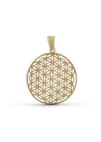 Vivance Damen Ketten-Anhänger "375 Gold Motiv Blume des Lebens", ONE-SIZE, Gold, 1,2 g, bunt, Gold, Schmuckanhänger