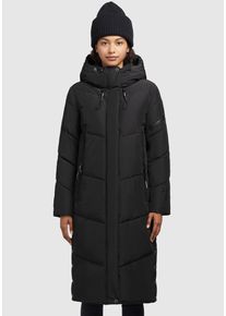 Khujo Damen Steppmantel "SONJE5", schwarz, casual, Gr. S, unifarben, Web, Obermaterial: 100% Polyester. Futter: 100% Polyester. Wattierung: 100%