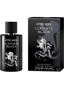 Otto Kern Herren Eau de Toilette "Ultimate Black", 50ml, schwarz, Parfüms, mit würziger Herznote