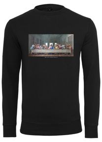 MisterTee Herren Rundhalspullover "MisterTee Herren Can ́t Hang With Us Crewneck", schwarz, casual, Gr. S, unifarben, 100% Baumwolle, Pullover