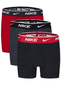 Nike Sportswear Kinder Boxershorts "für Jungs", rot, Gr. 134, unifarben, kontrastfarbene Details, Jersey, Obermaterial: 95% Baumwolle, 5% Elasthan,