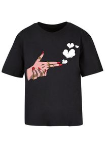 MISS TEE Herren T-Shirt "Miss Tee Damen Girl Bang Tee", schwarz, casual, Gr. XL, bedruckt, 100% Baumwolle, Shirts