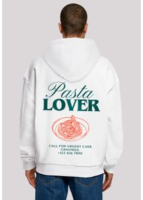 F4NT4STIC Herren Kapuzenpullover "Pasta Lover", weiß, casual, Gr. M, Obermaterial: 100% Baumwolle, Pullover, Premium Qualität