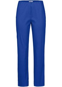 Stehmann Damen Stretch-Hose "INA", blau, casual, Gr. 48, unifarben, Web, Obermaterial: 72% Viskose, 25% Polyamid, 3% Elasthan, Hosen, mit Stretch