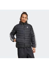 Herren Steppjacke "PADDED COLL JKT", schwarz-weiß, sportlich, Gr. L, adidas originals, Obermaterial: 100% Polyester, Jacken