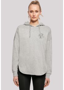 F4NT4STIC Damen Kapuzenpullover "Weihnachtstasse", grau, casual, Gr. S, Obermaterial: 100% Baumwolle, Pullover, Print
