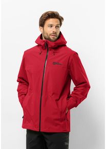 Jack Wolfskin Herren Funktionsjacke "HIGHEST PEAK 3L JKT M", rot, Gr. XXL, OBERSTOFF: 100% POLYESTER Futter: 100% POLYESTER, Jacken