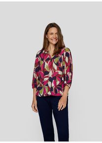 Rabe Damen Klassische Bluse "Bluse", rot, klassisch, Gr. 40, gemustert, 85%Viskose 15%Polyamid, Blusen