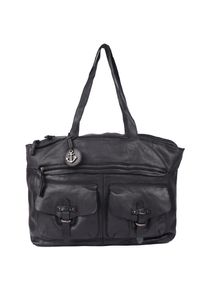 Harbour 2nd Damen Shopper "Jordan", grau, Rindsleder, Taschen, Handtasche Damen Tasche Damen Henkeltasche