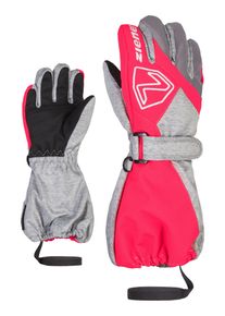 Ziener Kinder Skihandschuhe "LAURO AS ", grau, Gr. 2, Kunstfaser, Handschuhe