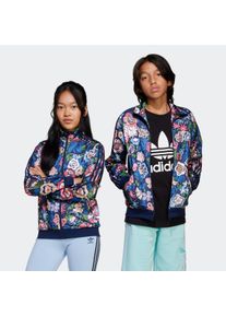 Kinder Outdoorjacke "FIREBIRD TOP", blau, sportlich, Gr. 158, adidas originals, Obermaterial: 100% Polyester, Jacken