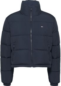 Tommy Jeans Damen Steppjacke, blau, casual, Gr. M, unifarben, Web, Obermaterial: 100% Polyester. Futter: 100% Polyester. Wattierung: 100% Polyester,
