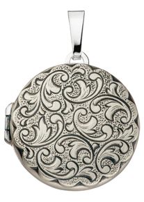 Jobo Damen Medallion-Anhänger "Anhänger Medaillon rund", Silber 925 (Sterlingsilber), silber, Silber 925 (Sterlingsilber), Schmuckanhänger, 925 Silber