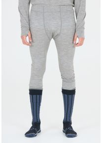 SOS Kinder Thermohose "Nuuk", grau, casual, Gr. XL, unifarben, 100% Wolle, Hosen, aus mulesingfreier Merinowolle