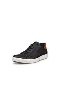 Ecco Herren Sneaker "Ecco Soft 7 M", Gr. 47, braun, Leder, sportlich, Schuhe, Freizeitschuh, Halbschuh, Schnürschuh mit heller Laufsohle