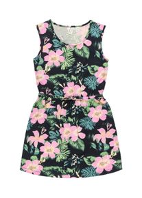 Roxy Kinder Jerseykleid "Surfs Up", schwarz, Gr. 16, 100% Baumwolle, Kleider