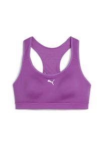 Puma Damen Sport-BH "4KEEPS RUN BH Damen", Gr. XS, lila, Obermaterial: 23% Elasthan, 77% Polyester; Futter: 94% Polyester, 6% Elasthan; Rückenteil: