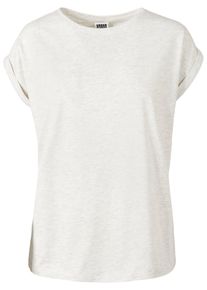 Urban Classics Herren Kurzarmshirt "Urban Classics Damen Ladies Extended Shoulder Tee", grau, casual, Gr. S, unifarben, 100% Baumwolle, Shirts