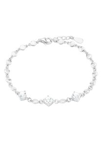 Amor Damen Silberarmband "2027487", Silber 925 (Sterlingsilber), silber, Silber 925 (Sterlingsilber), Armbänder, mit Zirkonia (synth.)