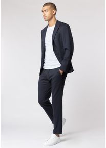 Roy Robson Herren Hosenanzug "Slim fit - mit Tunnelzug", blau, Gr. 94, 77% Polyester, 17% Viskose, 6% Elasthan, Anzüge