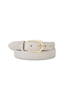 Silbergift Damen Ledergürtel, beige, elegant,feminin,modisch,festlich, Gr. 80, Rindsleder, Gürtel, Leichter Glanz-Effekt