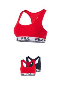 Fila Damen Bustier "WOMAN BUSTIER", Gr. M, rot, Obermaterial: 95% Baumwolle, 5% Elasthan, unifarben, sportlich, BHs, ohne Polsterung und ohne Bügel,
