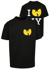 Herren T-Shirt "Upscale by Mister Tee Herren WU Tang Loves NY Oversize Tee", schwarz, casual, Gr. S, UPSCALE BY MISTER TEE, unifarben, 100%