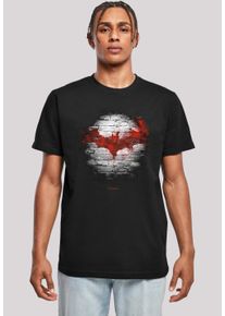 F4NT4STIC Herren T-Shirt "Batman Logo Wall", schwarz, casual, Gr. M, Obermaterial: 100% Baumwolle, Shirts, Herren,Premium