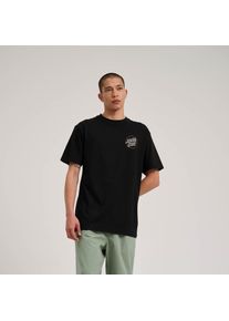 Santa Cruz Herren T-Shirt "WOOTEN DUO T-SHIRT", schwarz, sportlich, Gr. XXL, Obermaterial: 100% Baumwolle, Shirts