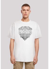 F4NT4STIC Herren T-Shirt "ACDC Rock Band Black Ice", weiß, casual, Gr. XXXL, Obermaterial: 100% Baumwolle, Shirts, Print