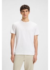 BOSS Orange Herren T-Shirt "Tegood", weiß, casual, Gr. XXL, unifarben, Single Jersey, Obermaterial: 100% Baumwolle, Shirts, mit Rundhalsausschnitt