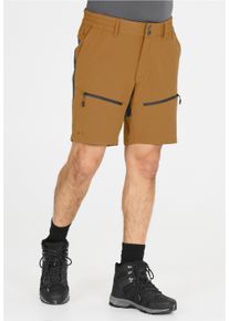WHISTLER Herren Shorts, braun, sportlich, Gr. XL, unifarben, 91% Polyester, 9% Elasthan, Hosen, mit 4-Wege-Stretch-Material
