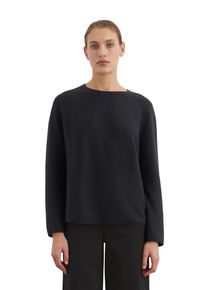 Marc O'Polo MARC O'POLO Damen Strickpullover "aus softer Bio-Baumwolle", blau, casual, Gr. XS, unifarben, Obermaterial: 100% Baumwolle, Pullover