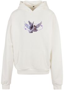 Herren Kapuzensweatshirt "Upscale by Mister Tee Herren Vive La Liberte Oversize Hoody", weiß, Gr. L, UPSCALE BY MISTER TEE, bedruckt, 100% Baumwolle,