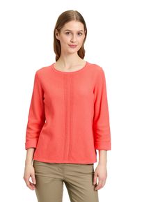 Betty Barclay Damen Strickpullover "Betty Barclay Feinstrickpullover mit Strickdetails", rot, casual, Gr. 36, Strick, Obermaterial: 100% Baumwolle.,