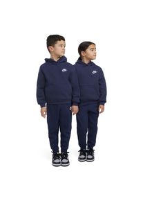Nike Sportswear Kinder Kapuzensweatshirt, blau, sportlich, Gr. 116, Sweatware, Obermaterial: 60% Baumwolle, 40% Polyester, Sweatshirts